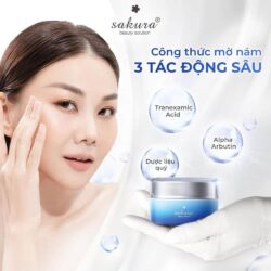 Kem dưỡng làm mờ nám Sakura Transforming Cream 30g 4 kem duong lam mo nam sakura transforming cream 30g 221223 kb