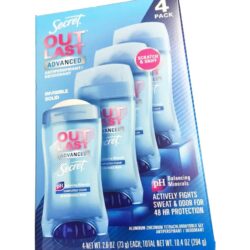 Lăn khử mùi sáp Secret Outlast Advanced Completely Clean Invisible Solid 73g x4 7 lan khu mui sap secret outlast advanced completely clean invisible solid 73g x4 261223 ka