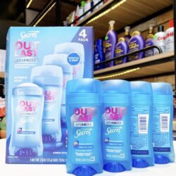 Lăn khử mùi sáp Secret Outlast Advanced Completely Clean Invisible Solid 73g x4 11 lan khu mui sap secret outlast advanced completely clean invisible solid 73g x4 261223 ke