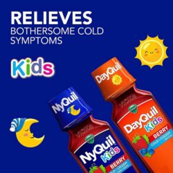 siro cam ho tre em 6 vicks dayquil nyquil kids cold cough berry 236ml x3 2 dayquil 1 nyquil 61223 kd