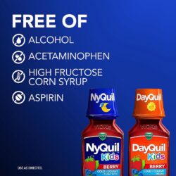 siro cam ho tre em 6 vicks dayquil nyquil kids cold cough berry 236ml x3 2 dayquil 1 nyquil 61223 ke