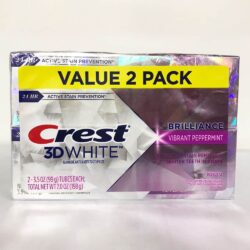 Kem đánh răng Crest 3D White Brilliance Toothpaste 99g (Lốc 2 tuýp) 4 kem danh rang crest 3d white brilliance toothpaste 99g loc 2 tuyp 090124 ka