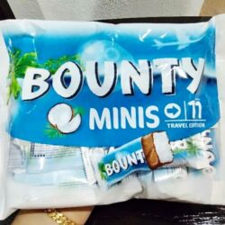socola nhan dua bounty minis chocolate 11 travel edition 333g ke