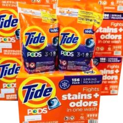 Viên giặt quần áo Tide Pods dành cho máy giặt Thùng 4 bịch x39 viên (156 viên) 4 vien giat quan ao tide pods danh cho may giat thung 4 bich x39 vien 156 vien 170925 ka