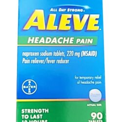 Viên uống Aleve Headache Pain Naproxen Sodium 220mg 90 Tablets 11 vien uong aleve headache pain naproxen sodium 220mg 90 tablets ka