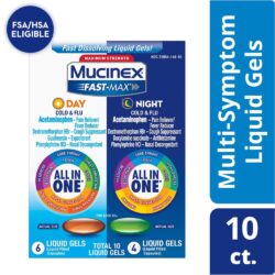 vien uong giam cam cum mucinex fast max cold flu day night 10 liquid gels ka