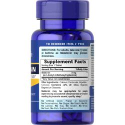 Viên uống giúp ngủ ngon Puritan’s Pride Melatonin 3mg 120 Tablets 6 vien uong giup ngu ngon puritans pride melatonin 3mg 120 tablets kb