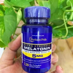Viên uống giúp ngủ ngon Puritan’s Pride Melatonin 5mg 120 Tablets 5 vien uong giup ngu ngon puritans pride melatonin 5mg 120 tablets ka