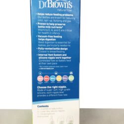 Hộp 3 bình sữa Dr Brown’s Natural Flow Options 120ml 13 hop 3 binh sua dr browns natural flow options 120ml 130424 kc