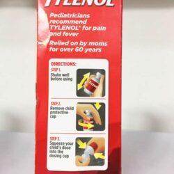 siro tylenol cho tre 2 11 tuoi childrens tylenol pain fever 120ml vi cherry dye free 010224 kb