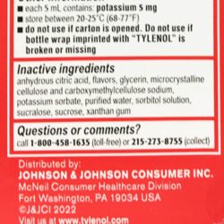 siro tylenol cho tre 2 11 tuoi childrens tylenol pain fever 120ml vi cherry dye free 010224 ki