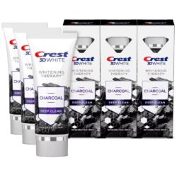 Kem đánh răng than hoạt tính Crest 3D White Whitening Therapy Charcoal Invigorating Mint 99g x3 9 kem danh rang than hoat tinh crest 3d white whitening therapy charcoal invigorating mint 99g x3 kc