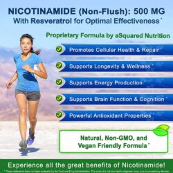 Viên uống bổ sung Vitamin B3 ASquared Nutrition Nicotinamide 500mg With Resveratrol 120 Capsules 17 vien uong bo sung vitamin b3 asquared nutrition nicotinamide 500mg with resveratrol 120 capsules kg