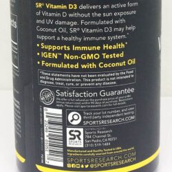 Viên uống bổ sung Vitamin D3 SR Vitamin D3 with Coconut Oil 25mcg (1000IU) 360 Softgels 17 vien uong bo sung vitamin d3 sr vitamin d3 with coconut oil 25mcg 1000iu 360 softgels kh