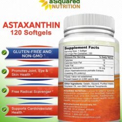 Viên uống chống oxy hóa ASquared Nutrition Astaxanthin Max Strength 10mg 120 Capsules 9 vien uong chong oxy hoa asquared nutrition astaxanthin max strength 10mg 120 capsules kc