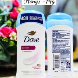 Lăn khử mùi Dove Antiperspirant Deodorant Powder 74g 4 lan khu mui dove invisible solid antiperspirant deodorant powder 74g 240725 ka