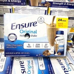 Sữa Ensure nước hương Socola Ensure Original Milk Chocolate 237ml Thùng 24 chai 5 sua ensure nuoc huong socola ensure original milk chocolate 237ml thung 24 chai 040424 ka