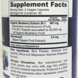 Viên uống chiết xuất Việt quất NusaPure Blueberry Concentrate 20,000mg Equivalent 180 Capsules 16 vien uong chiet xuat viet quat nusapure blueberry concentrate 20000mg equivalent 180 capsules 180424 ki