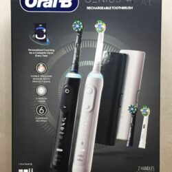 Bàn chải đánh răng sạc điện Oral-B Genius X A.I. Rechargeable Toothbrush 2 cái 6 ban chai danh rang sac dien oral b genius x ai rechargeable toothbrush 2 cai 310524 ka
