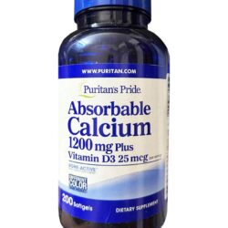 Bổ sung Canxi D3 Puritan’s Pride Absorbable Calcium 1200mg Plus Vitamin D3 25mcg (1000IU) 200 Softgels 7 bo sung canxi d3 puritans pride absorbable calcium 1200mg plus vitamin d3 25mcg 1000iu 200 softgels 230524 ka