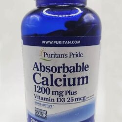 Bổ sung Canxi D3 Puritan’s Pride Absorbable Calcium 1200mg Plus Vitamin D3 25mcg (1000IU) 200 Softgels 9 bo sung canxi d3 puritans pride absorbable calcium 1200mg plus vitamin d3 25mcg 1000iu 200 softgels 230524 kc
