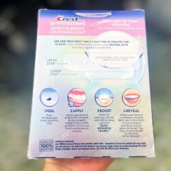 mieng dan kem may chieu lam trang rang crest 3d whitestrips sensitive 28 mieng 1 light 181225 kb