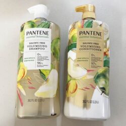 Set dầu gội và xả Pantene Essential Botanicals Sulfate Free Volumizing Shampoo & Conditioner 1.13L (Crisp Apple & Honeysuckle) 6 set dau goi va xa pantene essential botanicals sulfate free volumizing shampoo conditioner 113l crisp apple honeysuckle 200524 ka