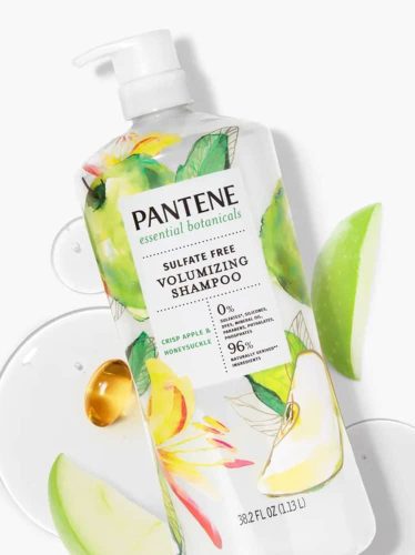 Set dầu gội và xả Pantene Essential Botanicals Sulfate Free Volumizing Shampoo & Conditioner 1.13L (Crisp Apple & Honeysuckle) 12 set dau goi va xa pantene essential botanicals sulfate free volumizing shampoo conditioner 113l crisp apple honeysuckle 200524 ke