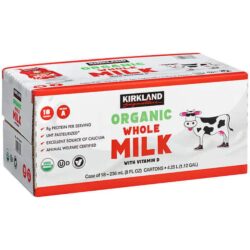 Sữa tươi nguyên kem Kirkland Signature Organic Whole Milk 236ml x18 hộp 7 sua tuoi nguyen kem kirkland signature organic whole milk 236ml x18 hop 030524 kb