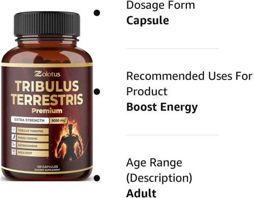 Viên uống hỗ trợ năng lượng Zolotus Tribulus Terrestris Premium Extra Strength 9050mg 150 Capsules 7 vien uong ho tro nang luong zolotus tribulus terrestris premium extra strength 9050mg 150 capsules 210524 ke