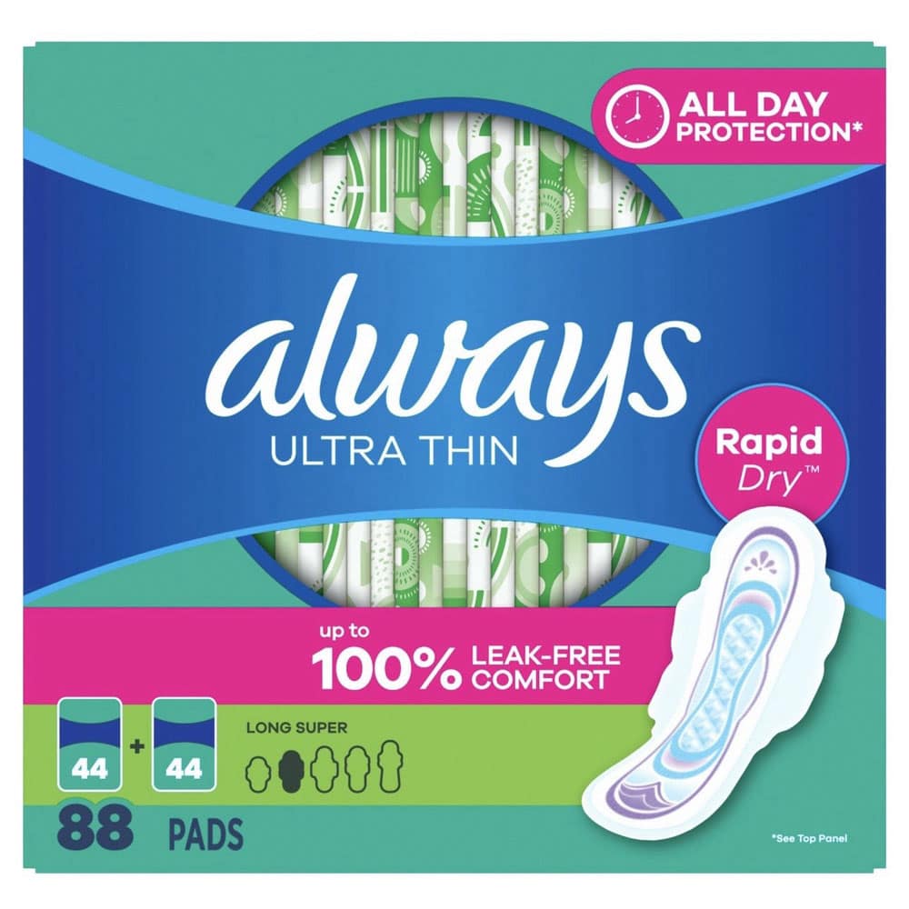 Băng vệ sinh siêu mỏng cánh Always Ultra Thin 88 miếng (Size 2) - Ảnh 3