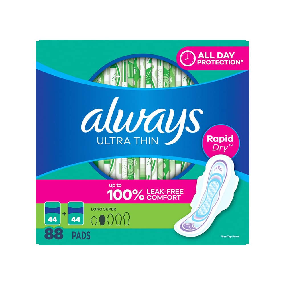 Băng vệ sinh siêu mỏng cánh Always Ultra Thin 88 miếng 1 Băng vệ sinh siêu mỏng cánh Always Ultra Thin 88 miếng