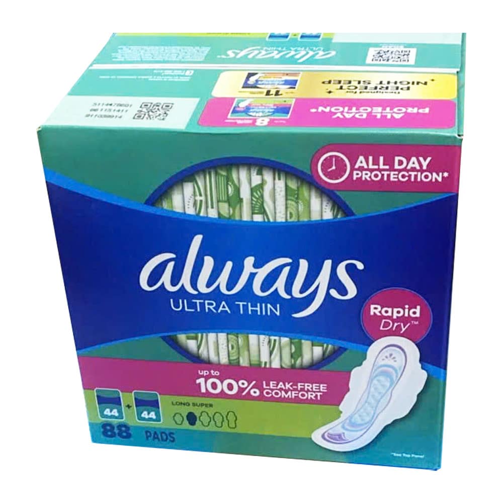 Băng vệ sinh siêu mỏng cánh Always Ultra Thin 88 miếng 2 Băng vệ sinh siêu mỏng cánh Always Ultra Thin 88 miếng - Ảnh 2