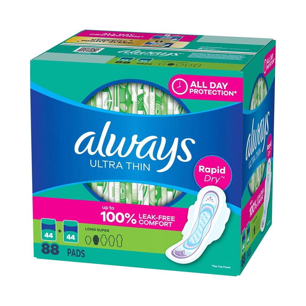 Băng vệ sinh siêu mỏng cánh Always Ultra Thin 88 miếng 3 Băng vệ sinh siêu mỏng cánh Always Ultra Thin 88 miếng - Ảnh 3