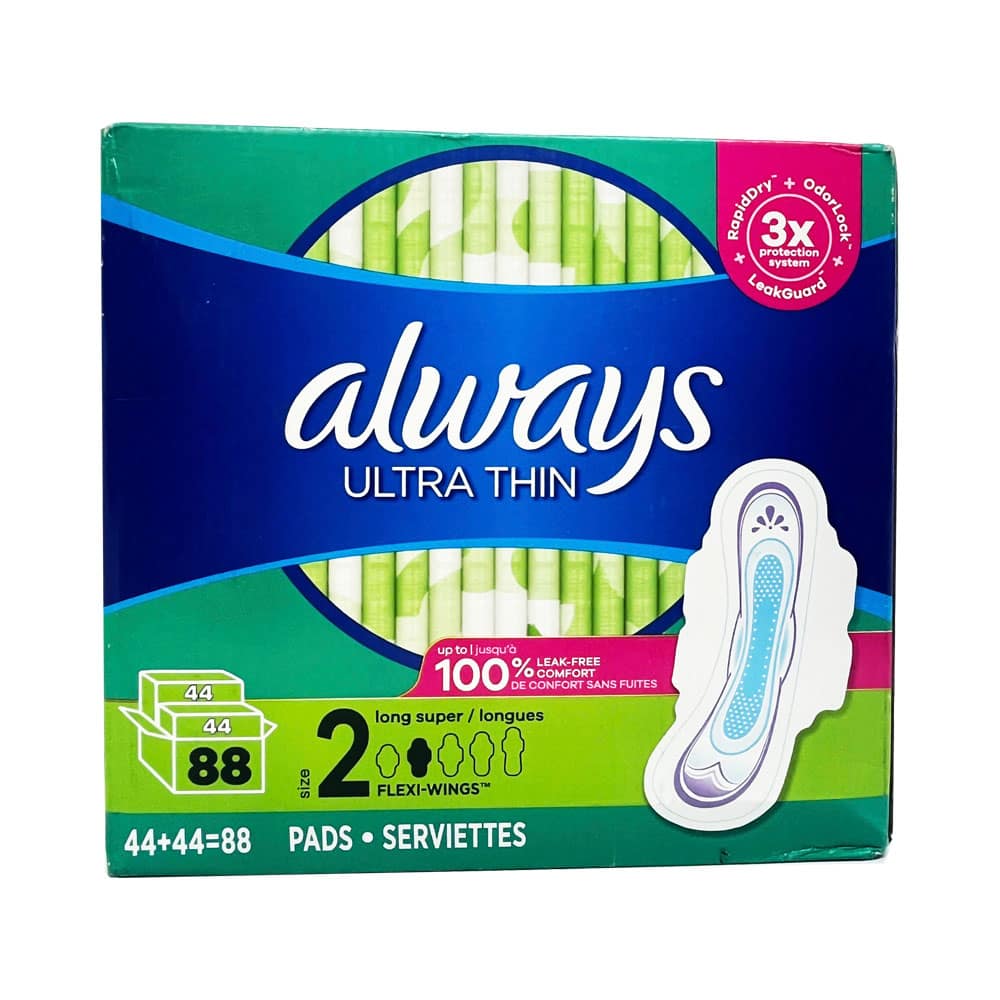 Băng vệ sinh siêu mỏng cánh Always Ultra Thin 88 miếng (Size 2) 1 Băng vệ sinh siêu mỏng cánh Always Ultra Thin 88 miếng (Size 2)