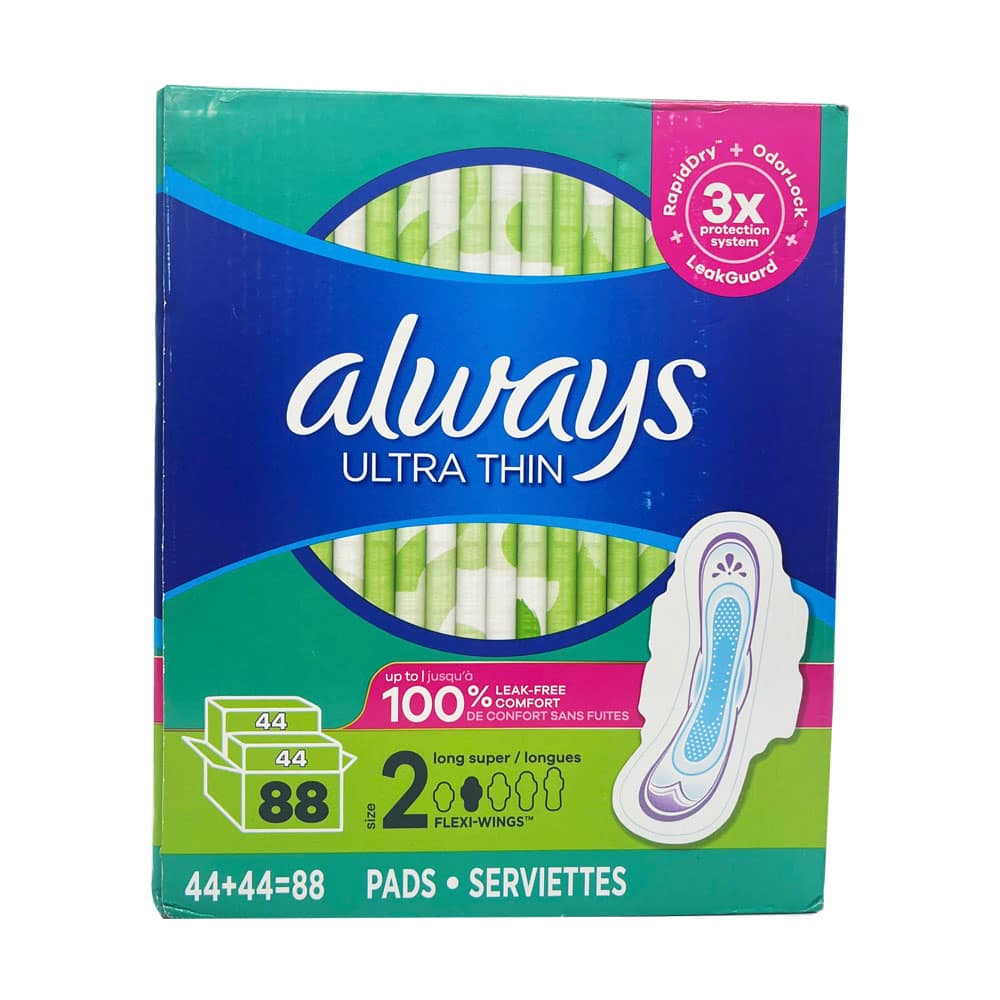 Băng vệ sinh siêu mỏng cánh Always Ultra Thin 88 miếng (Size 2) 3 Băng vệ sinh siêu mỏng cánh Always Ultra Thin 88 miếng (Size 2) - Ảnh 3
