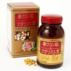 vien nghe mua xuan va nam agaricus ho tro tieu hoa va ung thu kanehide bio spring turmeric agaricus 1300 vien 020624 ka