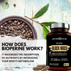 Viên uống chiết xuất Maca Mother Nature Black Maca 37500mg 180 Capsules 12 vien uong chiet xuat maca mother nature black maca 37500mg 180 capsules 130624 kd