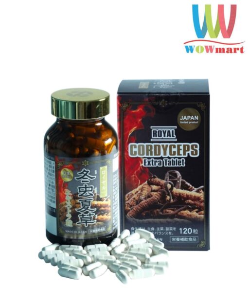 Viên uống Đông trùng hạ thảo Royal Cordyceps Extra Tablet 120 viên