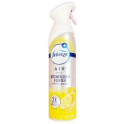 Xịt phòng khử mùi Febreze Air Kitchen Odor Fighter Fresh Lemon 250g 5 xit phong khu mui febreze air kitchen odor fighter fresh lemon 250g 020624 ka