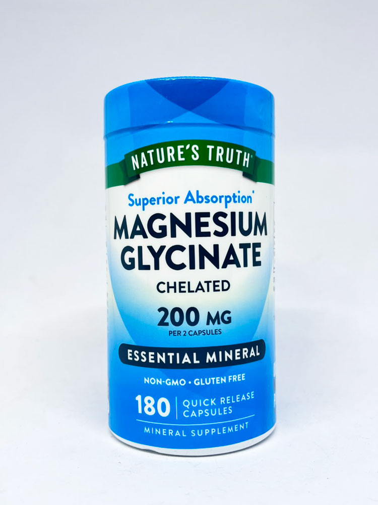 Viên uống bổ sung Magie Nature’s Truth Magnesium Glycinate 200mg 180 Capsules - Ảnh 2