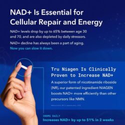 Viên uống hỗ trợ tăng NAD+ Tru Niagen 300mg 90 Capsules 7 vien uong ho tro tang nad tru niagen 300mg 90 capsules 190724 kb