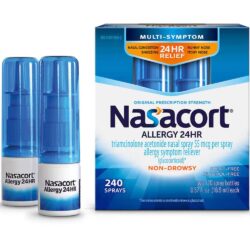 Xịt mũi giảm viêm xoang, dị ứng Nasacort Allergy 24hr Non-Drowsy Nasal Spray 16,9ml x2 chai 8 xit mui giam viem xoang di ung nasacort allergy 24hr non drowsy nasal spray 169ml x2 chai 150824 kb