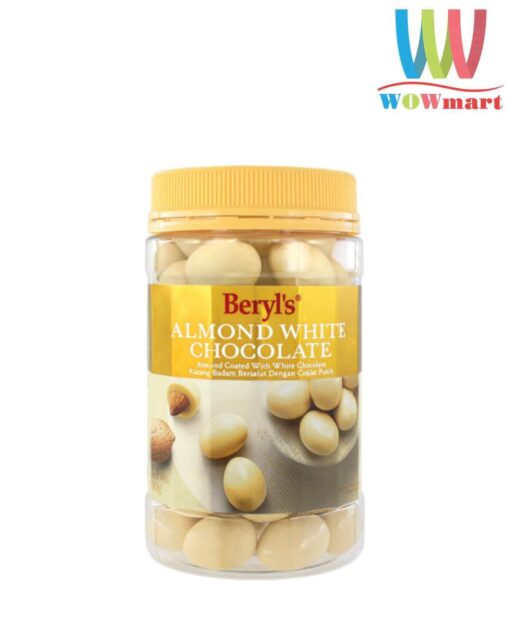Socola trắng hạnh nhân Beryl’s Almond White Chocolate 450g