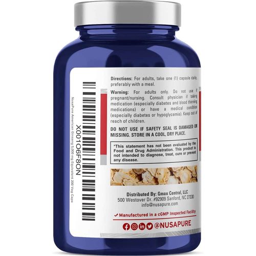 Viên uống nhân sâm Mỹ NusaPure American Ginseng 5000mg 200 Capsules 11 vien uong nhan sam my nusapure american ginseng 5000mg 200 capsules 070924 kc