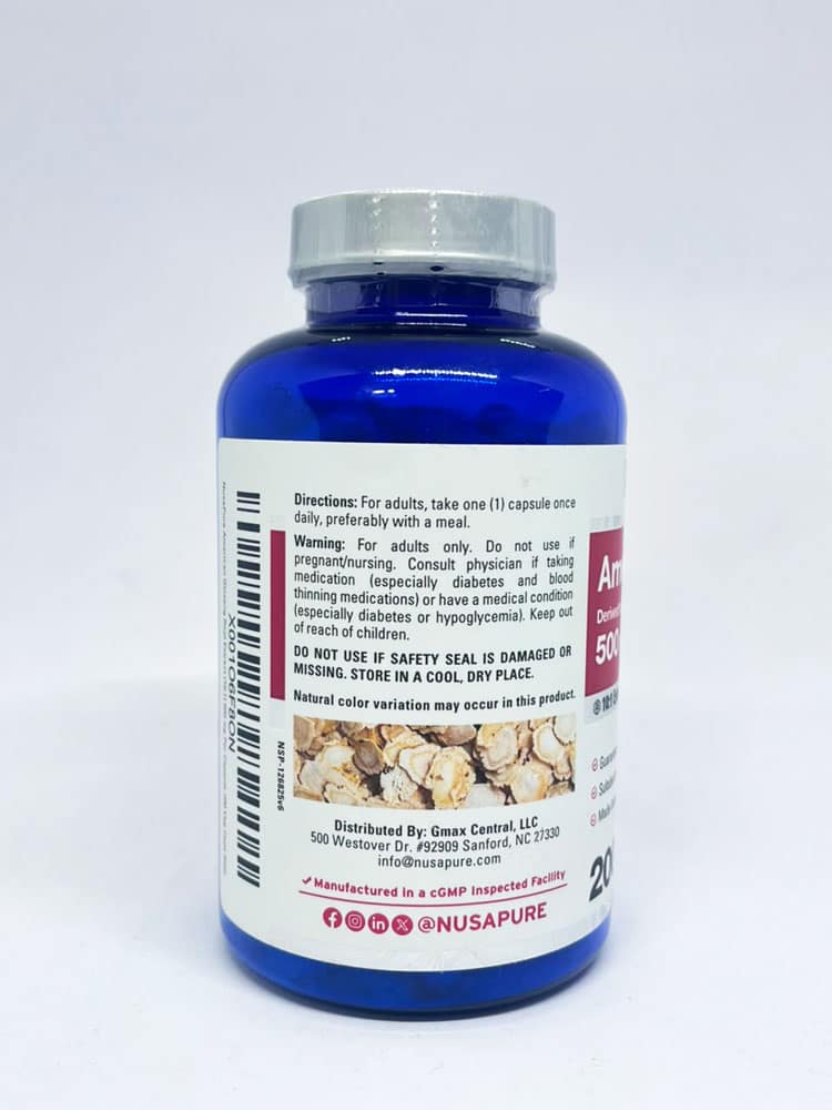 Viên uống nhân sâm Mỹ NusaPure American Ginseng 10:1 Extract 500mg 200 Capsules - Ảnh 4