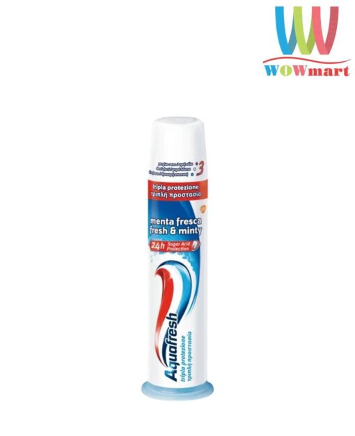 Kem đánh răng ống Aquafresh Menta Fresca Fresh & Minty 100ml (Anh)