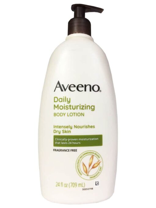 sua duong the aveeno daily moisturizing lotion nourishes dry skin fragrance free 709ml 211024 ka