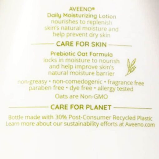 sua duong the aveeno daily moisturizing lotion nourishes dry skin fragrance free 709ml 211024 ke