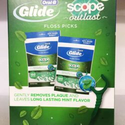 Tăm chỉ nha khoa Oral-B Glide Scope Outlast Floss Picks Mint 300 cái (150 cái x2 bịch) 10 tam chi nha khoa oral b glide scope outlast floss picks mint 300 cai 150 cai x2 bich 091024 kb